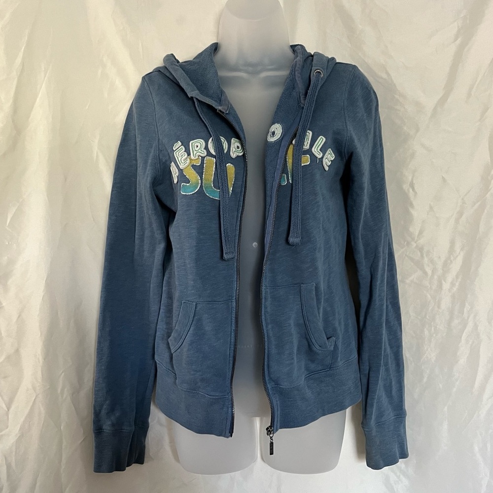 🏄 Aeropostale Surf California Zip Up Hoodie Jacket